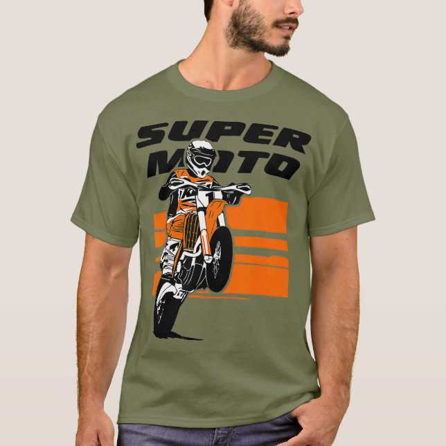 T-shirt Motocross Supermoto-cross Etreme Enduro Motocross (Devant)
