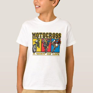 T-shirt Motocross un mode de vie