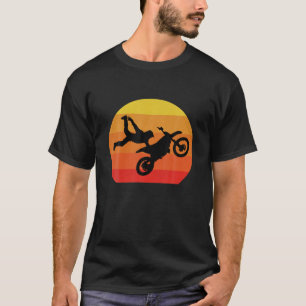 T-shirt Motocross vintage Dirtbike Sunset Dirt Vélo Motorc