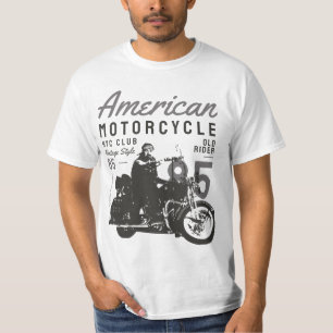 T-shirt Motocycle américain