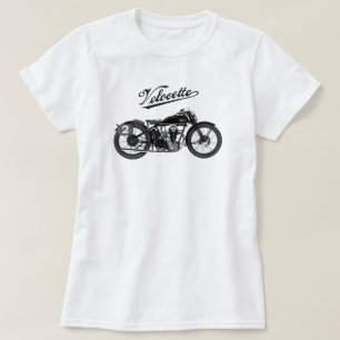 T-shirt Motocycle vintage de Velocette/Angleterre