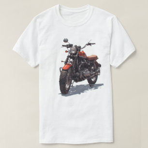 T-shirt motocyclette