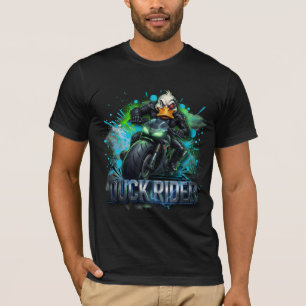 T-Shirt Motocyclette Canard Cyber Duck Rider 3D