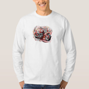 T-shirt Motocyclette dans les dessins ludiques