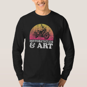 T-shirt Motocyclette et motocyclette d'enseignant