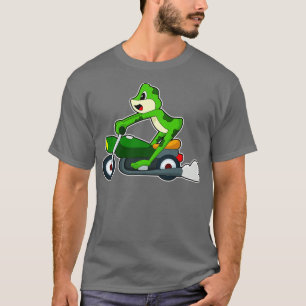 T-shirt Motocyclette grenouille