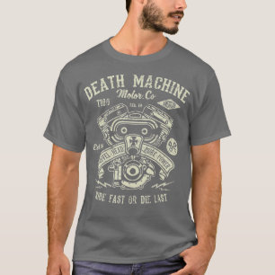 T-shirt Motocyclette machine à mort Moteur Co
