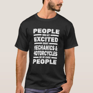T-shirt Motocyclette mécanicien motocycliste Garage Mec