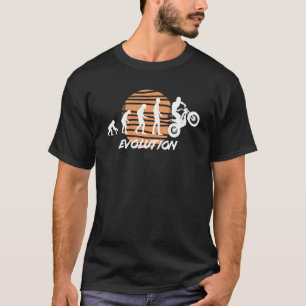 T-shirt Motocyclette Moto Évolution