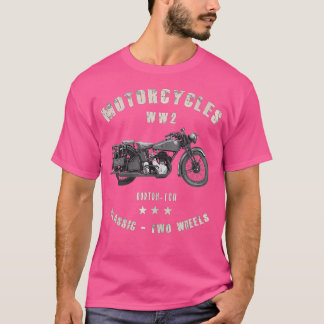 T-shirt Motocyclette Norton-16H WW2