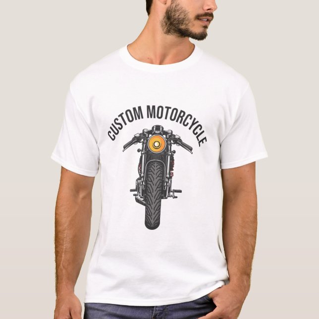 T-shirt Motocyclette personnalisée (Devant)