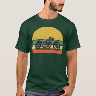 T-shirt Motocyclette Rétro Moto Vintage 70SCadeau de voyag
