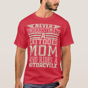 T-shirt Motocyclette tatouée maman 1342