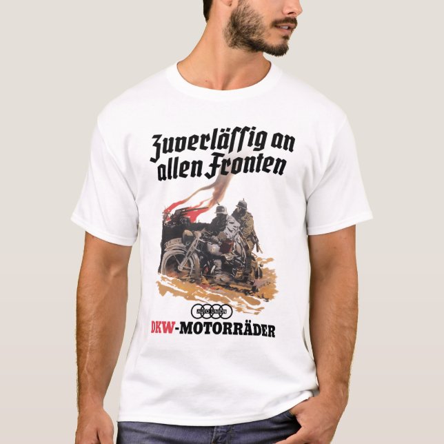 T-shirt Motocyclettes Dkw (Devant)