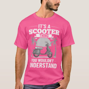 T-shirt Motocyclettes Motorisées Moto Scooter