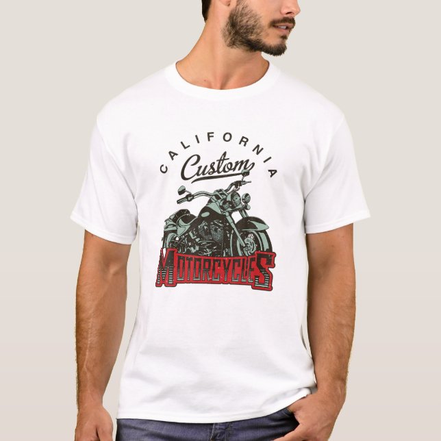 T-shirt Motocyclettes vintage classique (Devant)