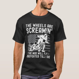 T-shirt Motocyclisme sur piste plate Us