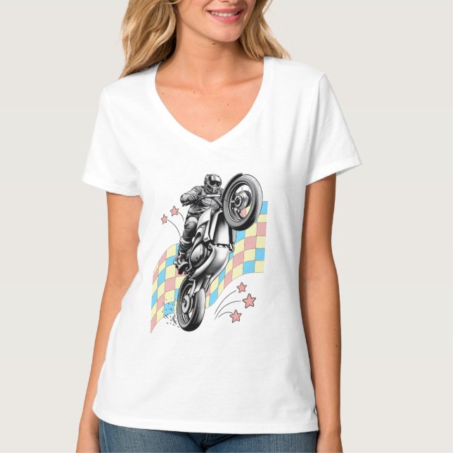 T-shirt motocycliste (Devant)