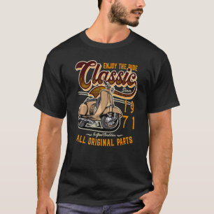 T-shirt Motocycliste classique cycliste 1971