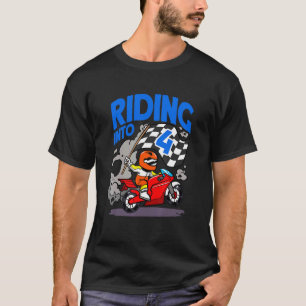 T-shirt Motocycliste Motocycliste Montée En 4 Boy Motorcyc