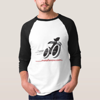 T-shirt MotoFemina 3/4 raglan de douille