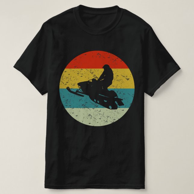 T-shirt motoneige (Design devant)