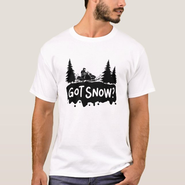 T-shirt Motoneige - Ai De La Neige (Devant)