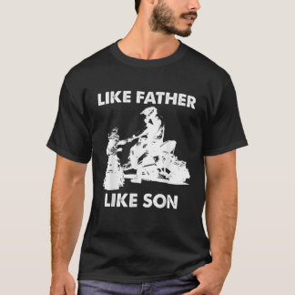 T-shirt Motoneige Comme Père Comme Son Snowcross Christa