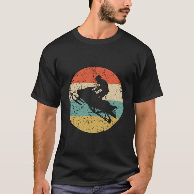 T-shirt Motoneige de style motoneige (Devant)