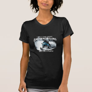 T-shirt Motoneige Drôle Motoneige