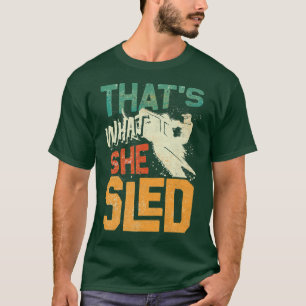 T-shirt Motoneige Équitation Motoneige C'Est Ce Qu'Elle A 
