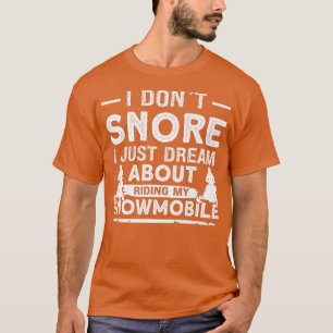 T-shirt Motoneige équitation Motoneige Sports d'hiver