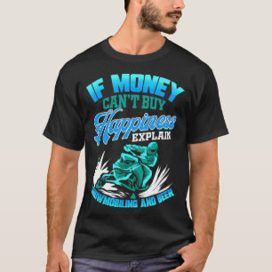 T-shirt Motoneige Et Motoneige Bière