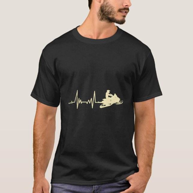 T-shirt Motoneige Hebeat Il Note Motoneige (Devant)