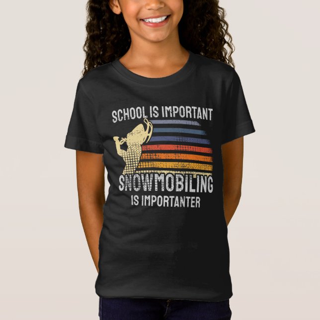 T-Shirt Motoneige Motoneige (Devant)