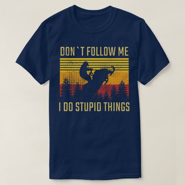 T-shirt Motoneige Motoneige 1 (Design devant)