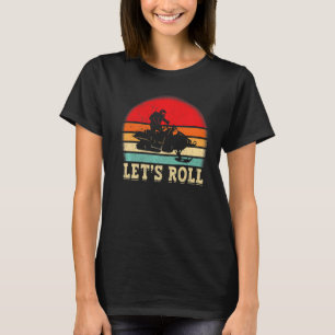 T-shirt motoneige motoneige conduite