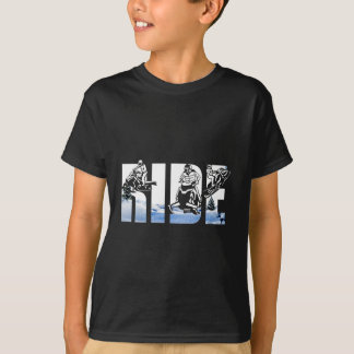 T-shirt Motoneige Motoneige Motoneige Hiver Sport Skieurs