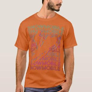 T-shirt Motoneige Rétro