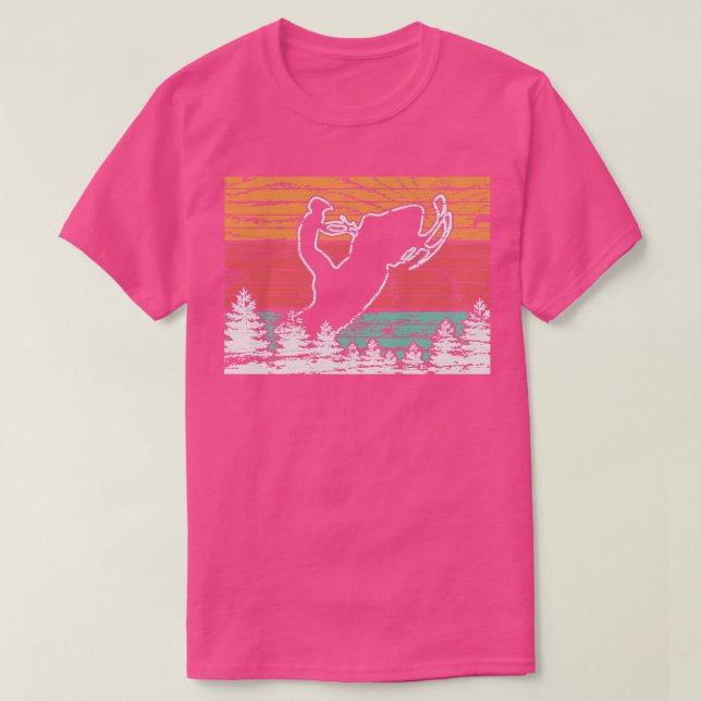 T-shirt Motoneige Snowmobilie 1 (Design devant)