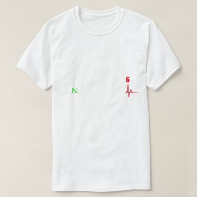 T-shirt Motorbike Heartbeat - 1N23456 (Design devant)