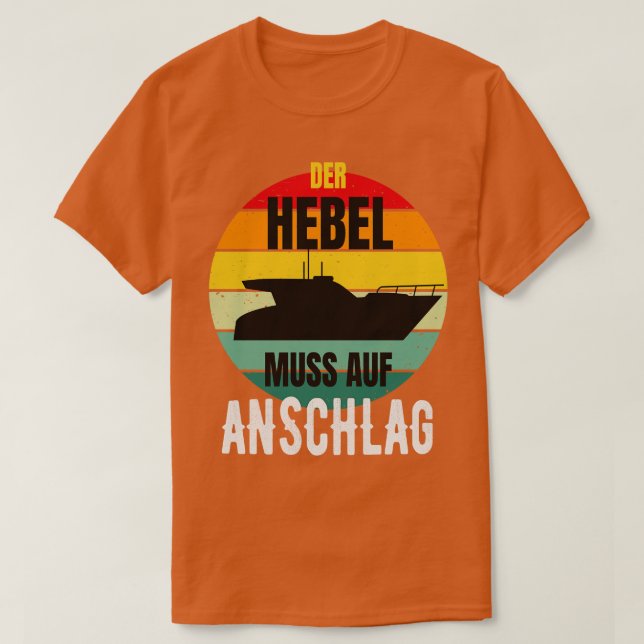 T-shirt Motorboot Kapitn Sportboot Bootsfhrerschein (Design devant)