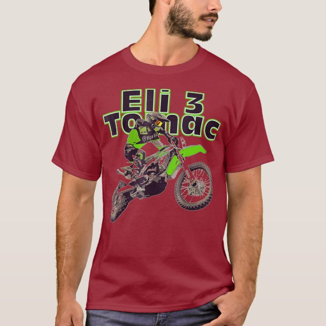 T-shirt Motorcross Eli 3 Tomac (Devant)