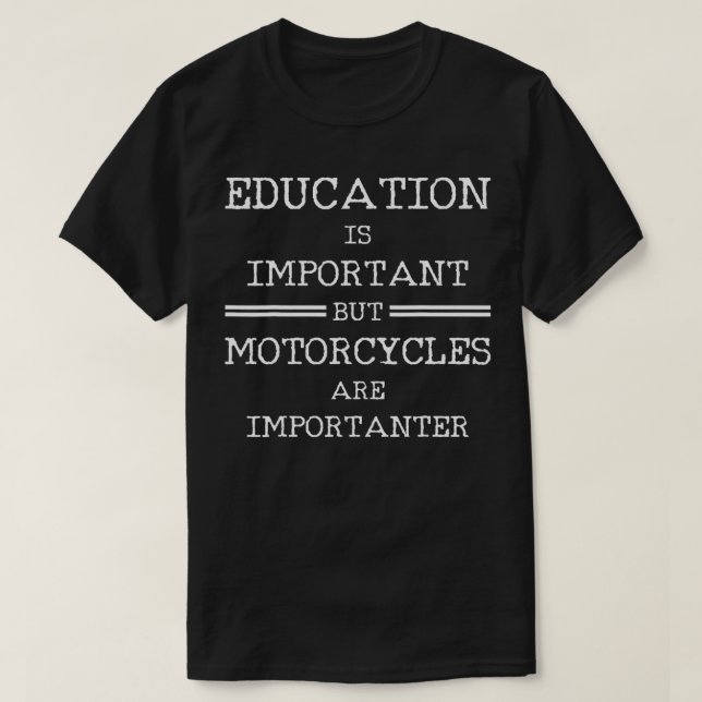 T-shirt Motorcycle (Design devant)