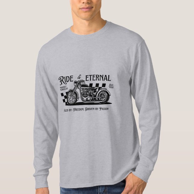 T-shirt Motorcycle Eternal ride (Devant)