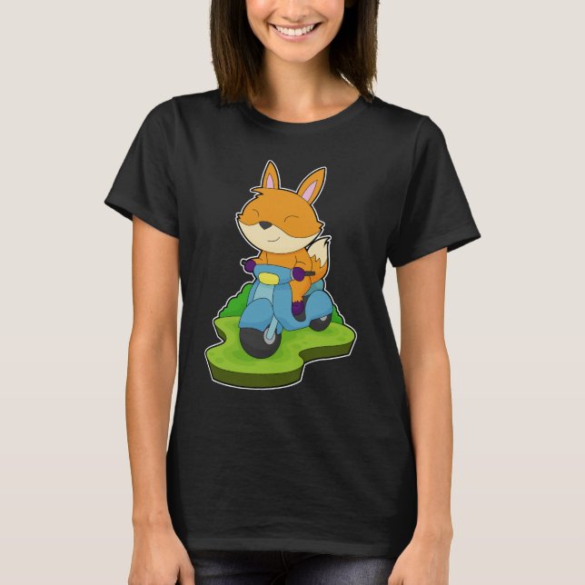 T-shirt Motorcycle Fox (Devant)