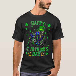 T-shirt Motorcycle Leprechaun Casquette Motorcycle St Patr