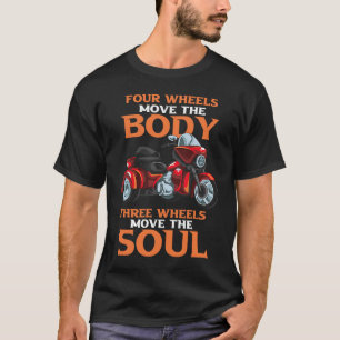 T-shirt Motorcycle Trike Motortrike Trois roues motocyclis