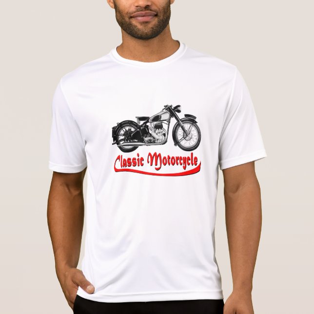 T-shirt Motorcycle vintage (Devant)