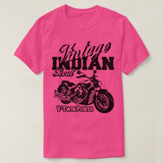T-shirt Motorcycle vintage (Design devant)